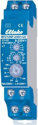 Eltako MFZ12NP-230V+UC Multifunktions-Zeitrelais