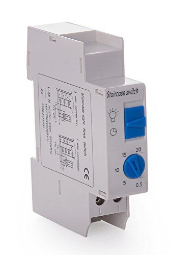 Elektronischer Treppenhausautomat, 16A, 230V, Treppenlichtzeitschalter