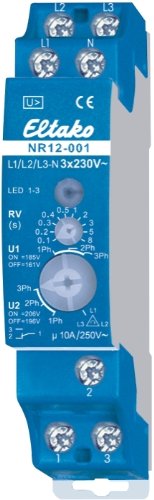 Eltako NR12-001-3x230V Netzüberwachungsrelais mit Drehfeldüberwachung